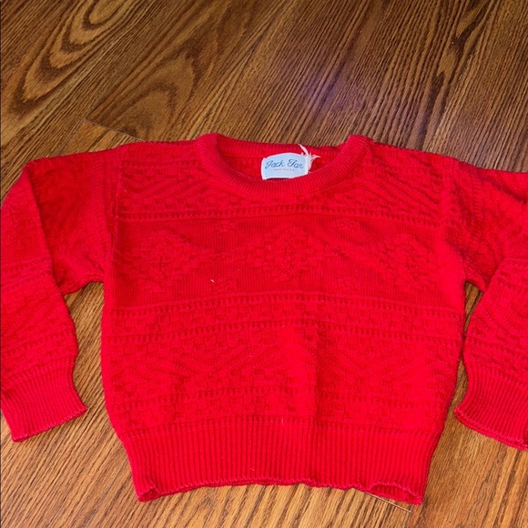 Jack Tar Other - Vintage 90s Jack Tar Made In The USA Cable Knit Textured Kids Sweater Size‎ 5/6